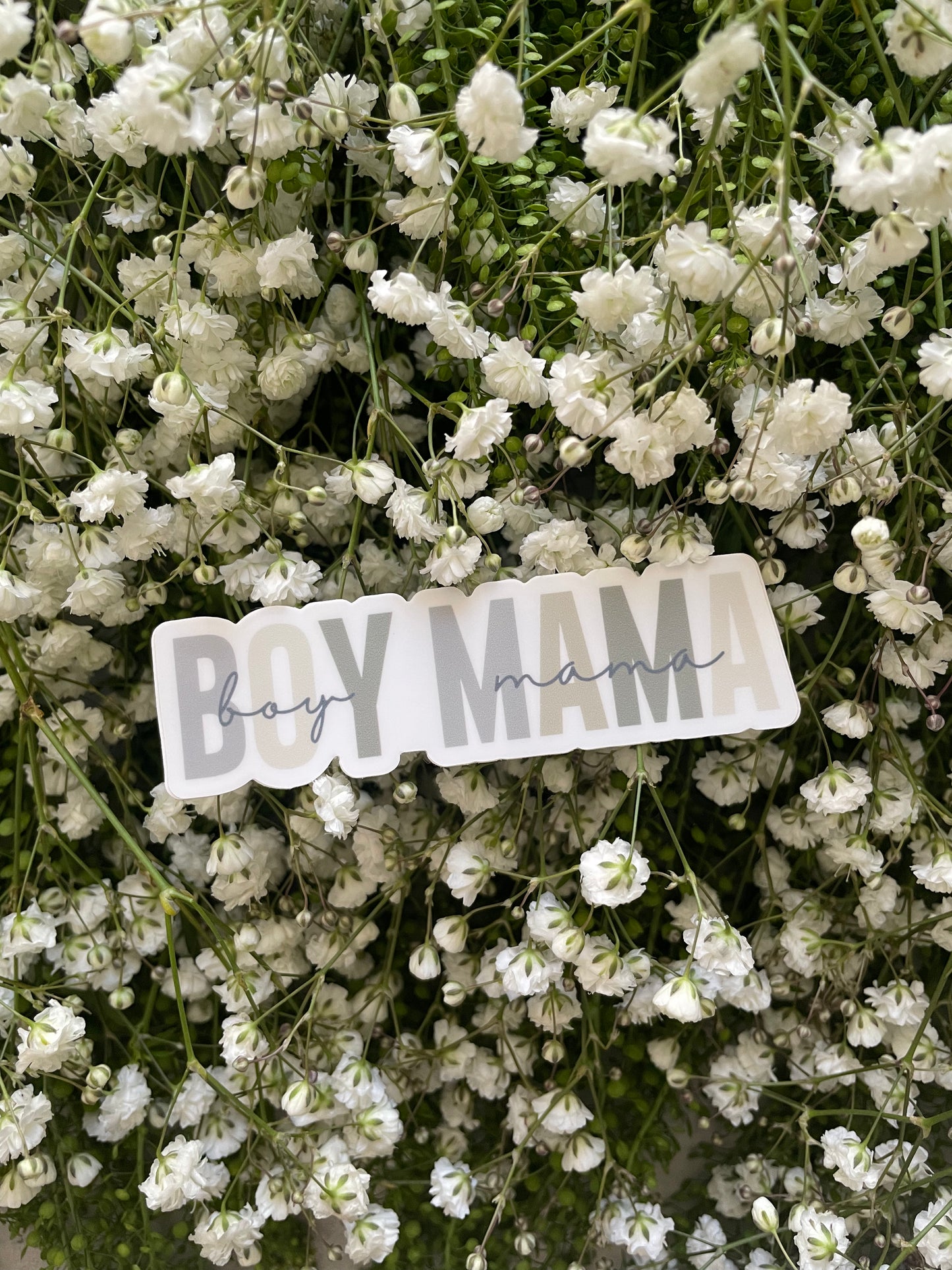 Cute Boy Mama Sticker || Waterproof Dishwasher Safe Premium Vinyl Sticker