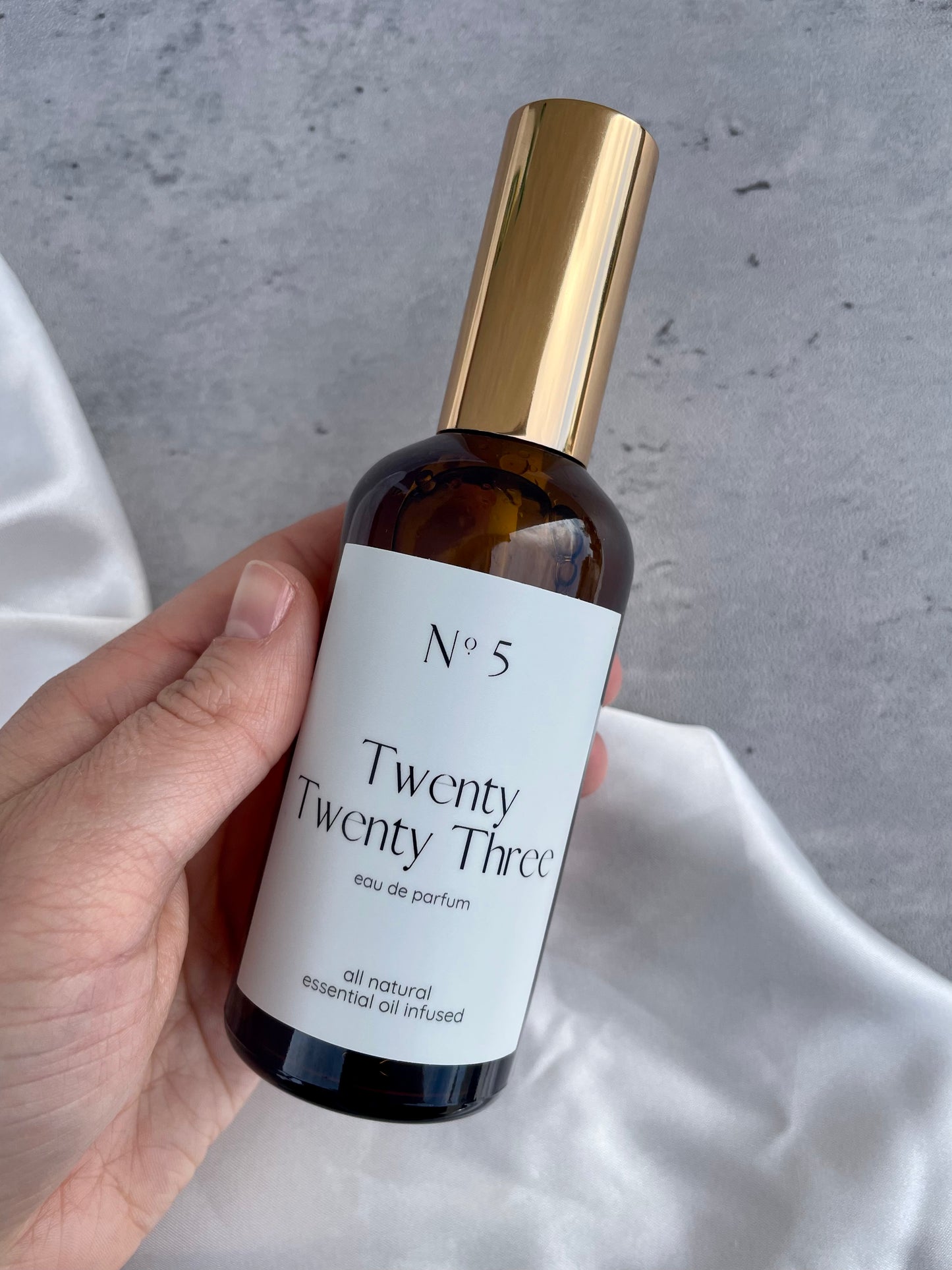 No 5 2023 Perfume Label || Waterproof Dishwasher Safe Premium Vinyl Sticker
