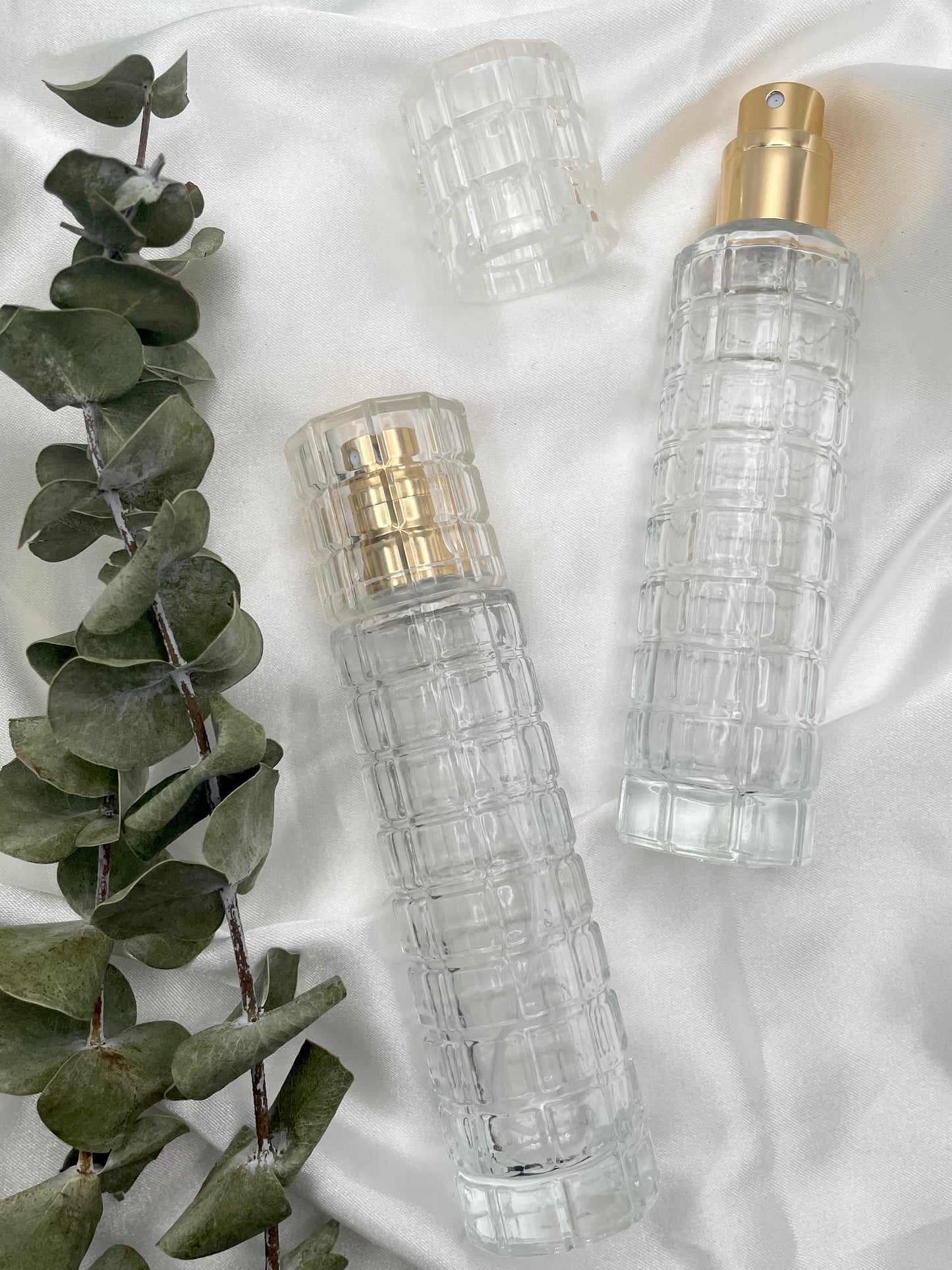 30mL Vintage Clear Glass Perfume Spray Bottle