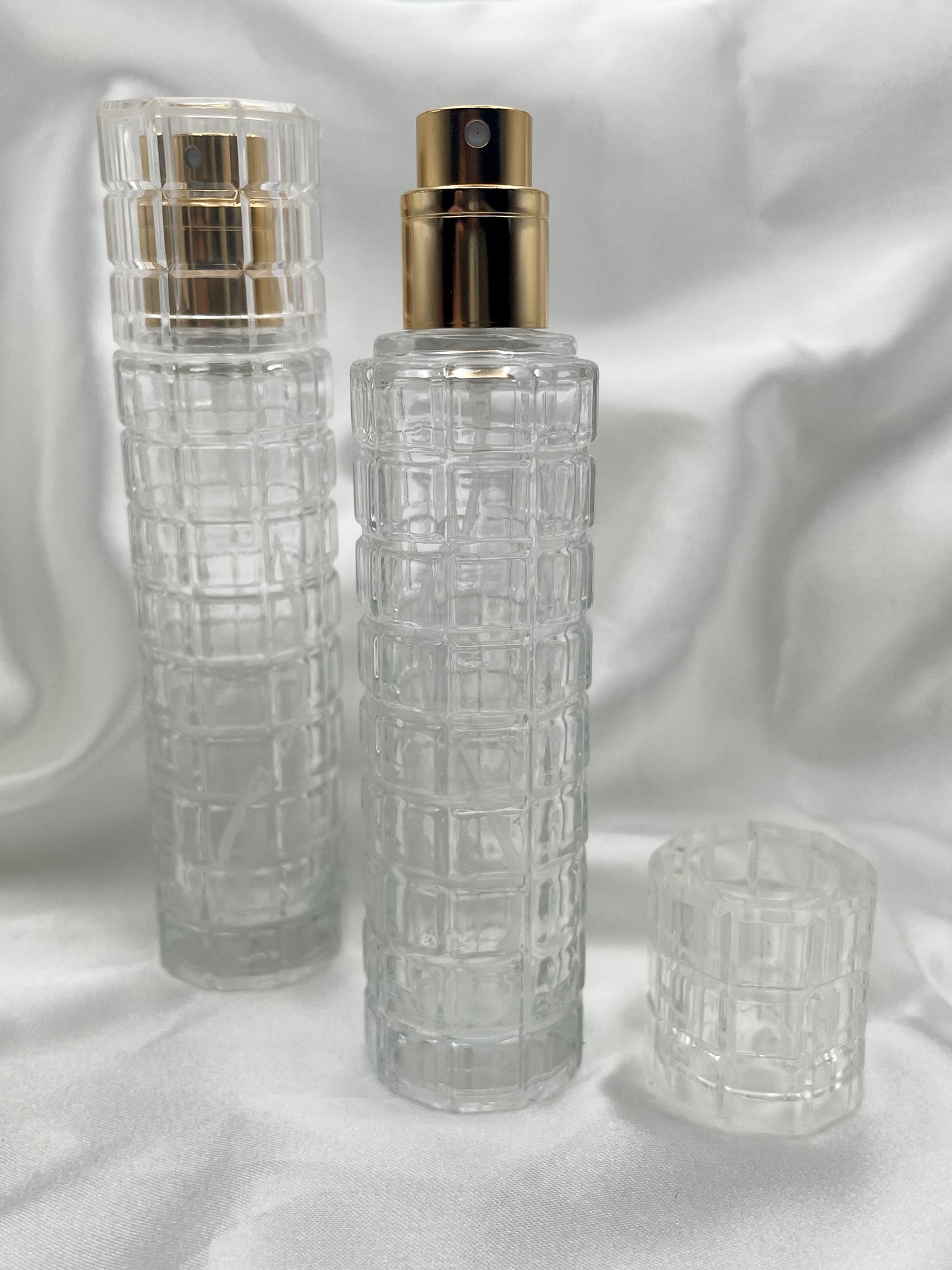30mL Vintage Clear Glass Perfume Spray Bottle