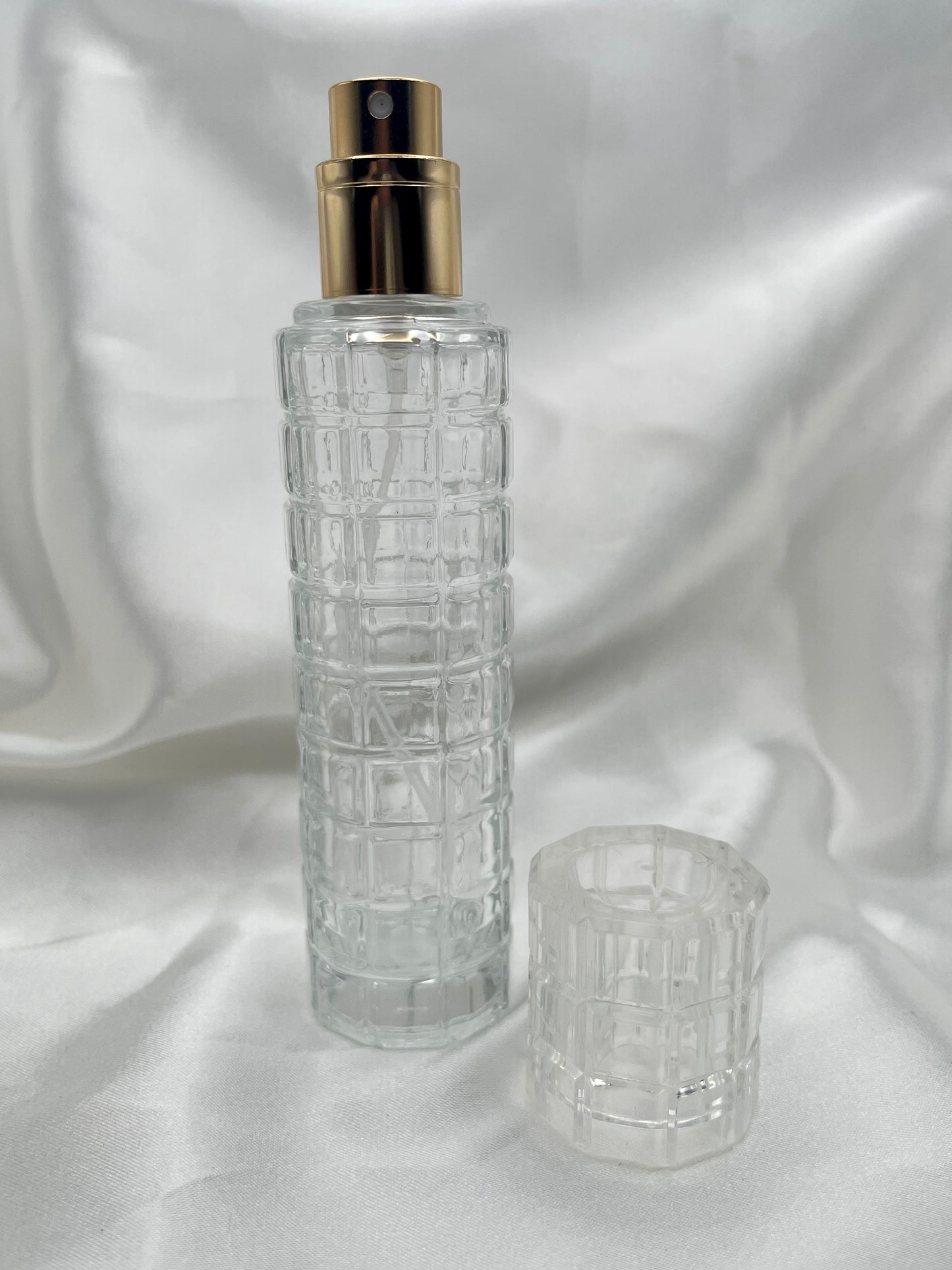 30mL Vintage Clear Glass Perfume Spray Bottle